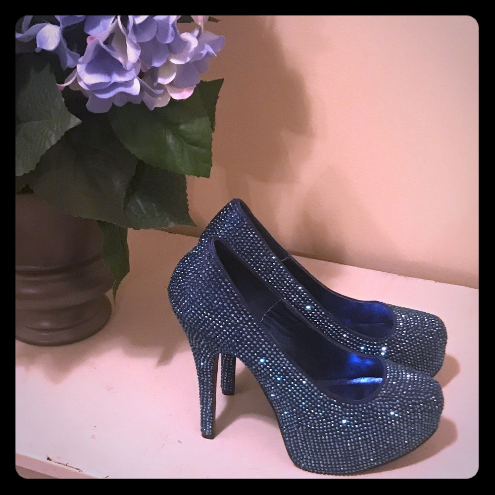 Rhinestone stilettos